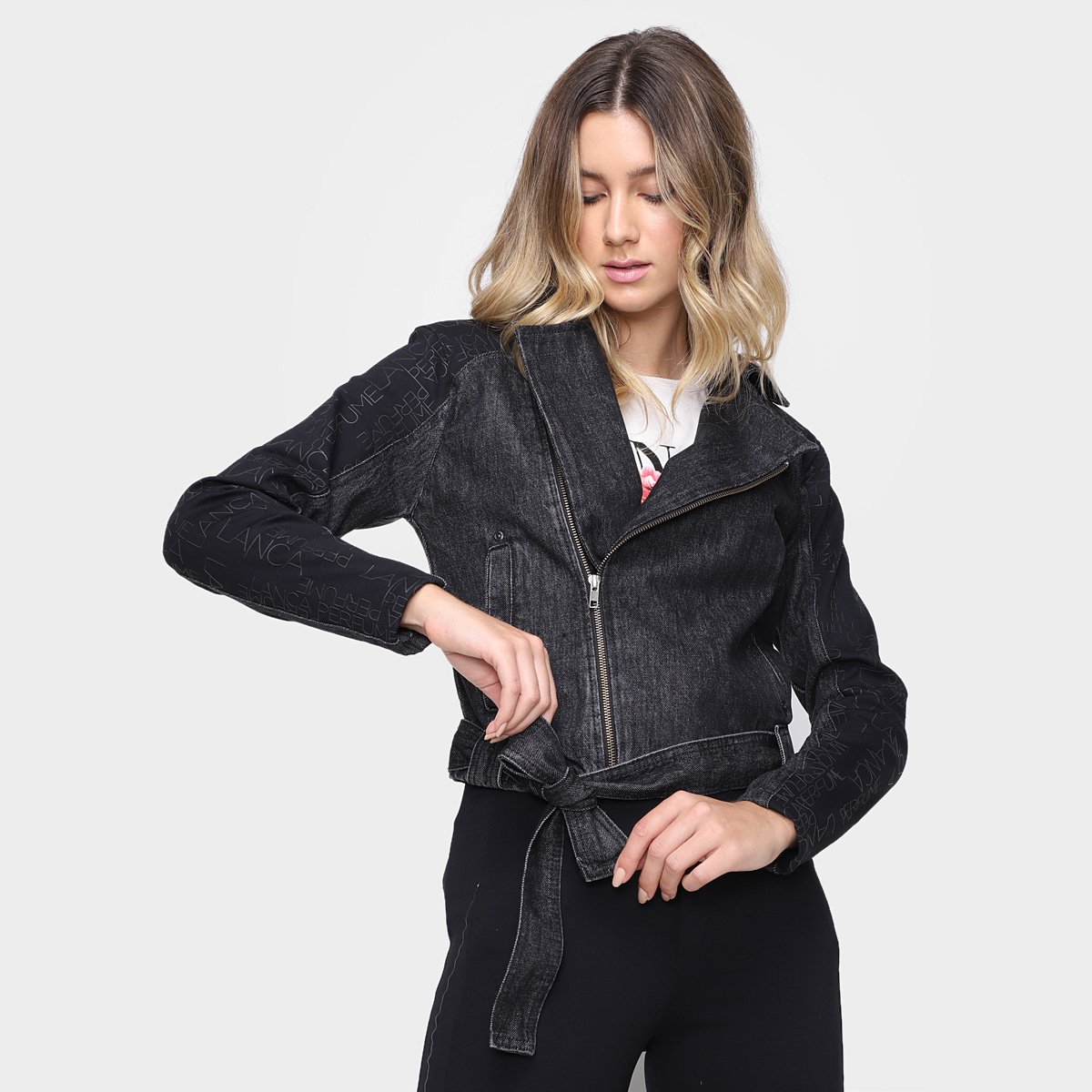 Miniatura Jaqueta Jeans Lança Perfume Perfecto Feminina Preto - EP