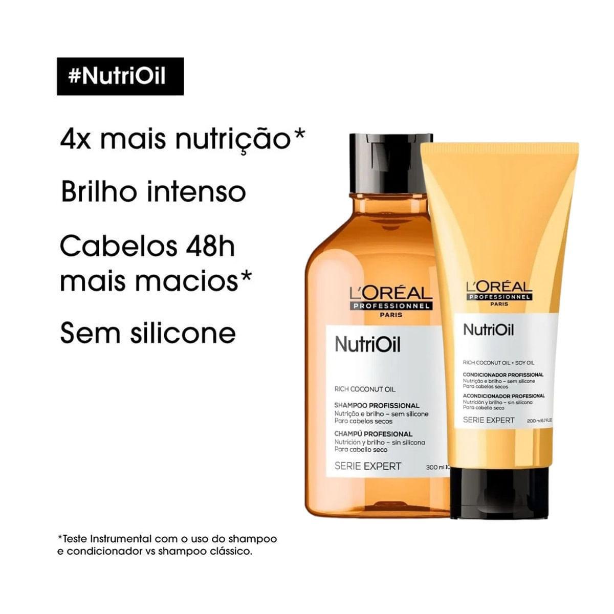 Miniatura Kit Shampoo E Condicionador Loreal Nutrioil Home Care