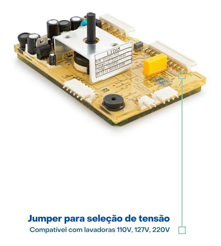 Miniatura Placa De Potência Da Ltd15 Electrolux 15Kg 70203330 Original