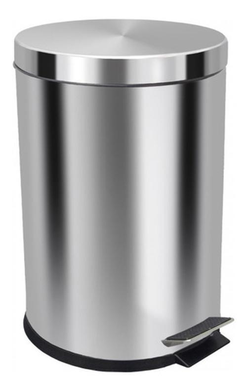 Miniatura Lixeira Em Aço Inox 30 Litros Com Pedal E Cesto Removível