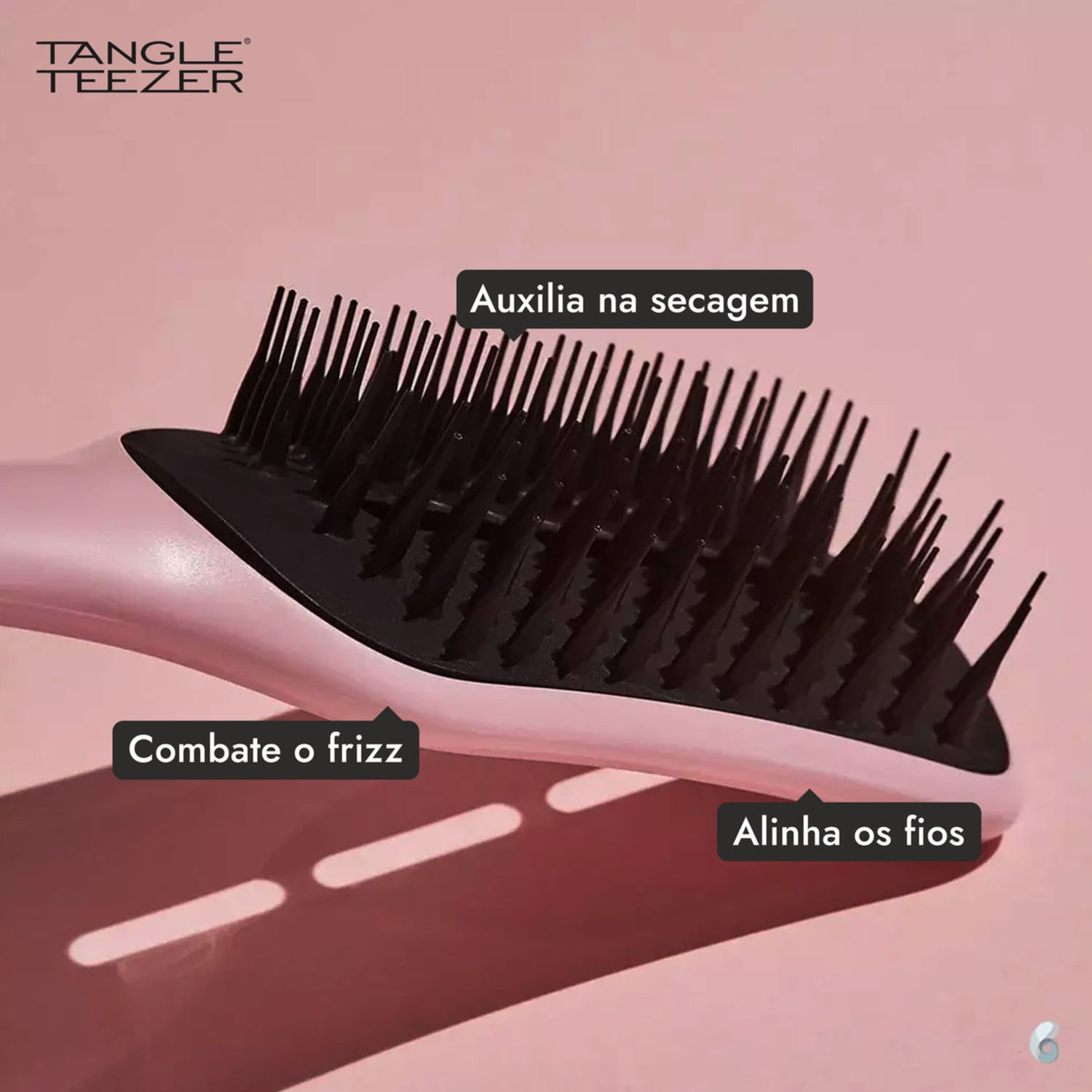 Miniatura Kit Tangle Teezer Para Cabelos Finos e Fragilizados (2 Produtos)