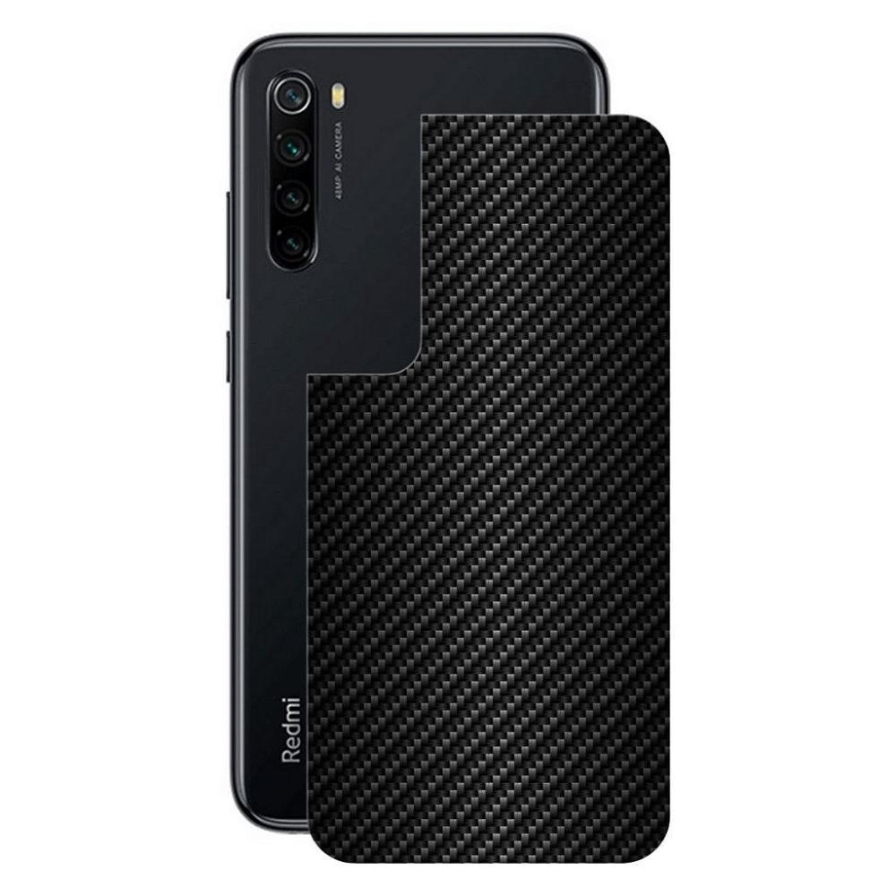Miniatura Película Redmi Note 8 -Traseira Fibra Carbono Preta- Gshield