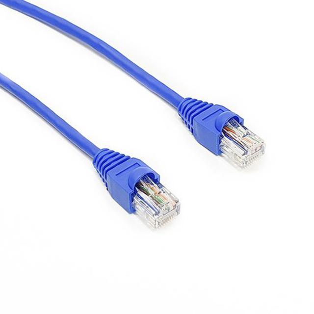 Miniatura Cabo Rede Cat6 0.5m Azul - Pronta Entrega