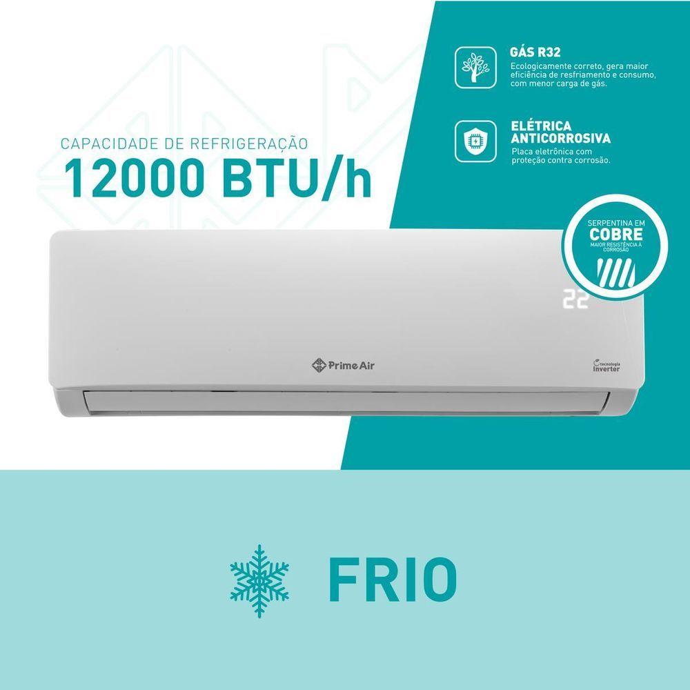 Miniatura Ar Condicionado Split Inverter 12000 Btu/h Prime Air Frio 12FC 220V