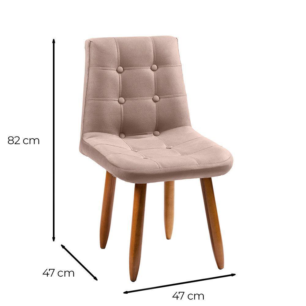 Miniatura Cadeira Poltrona Jade Sala Estar Penteadeira Veludo Rose
