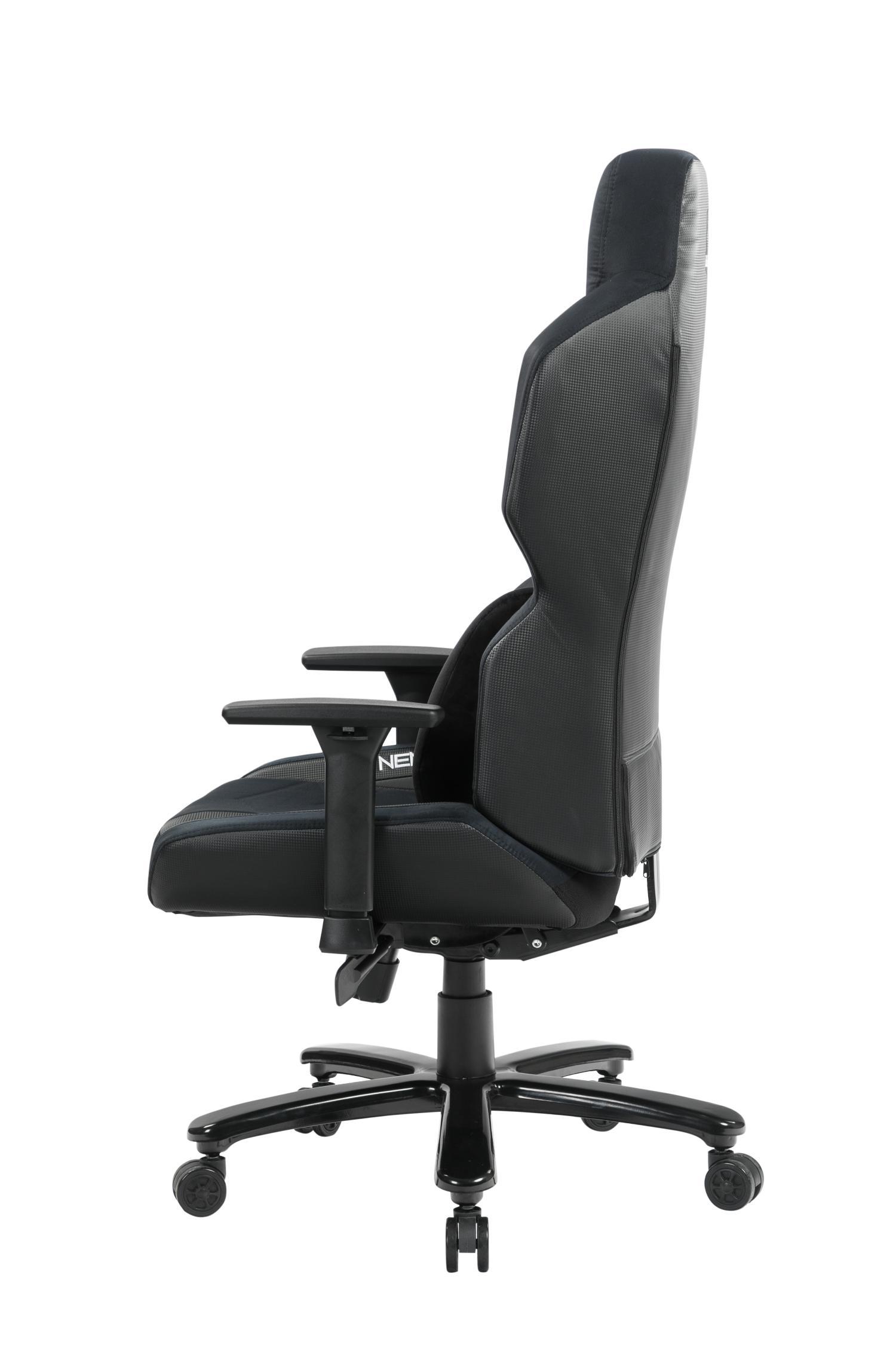 Miniatura Cadeira Gamer Elements Magna Nemesis Suede Preta