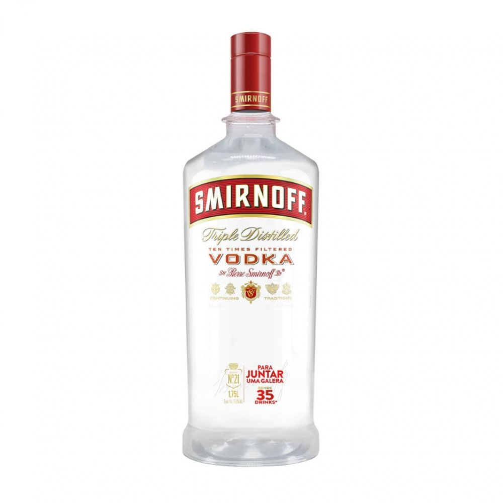 Miniatura Vodka Smirnoff Red 1,75 Litros