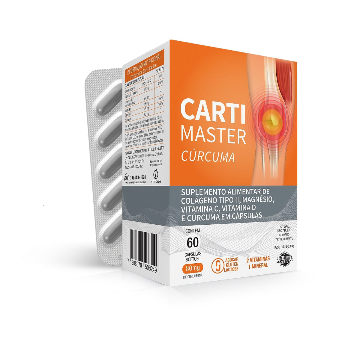 Miniatura Carti master Cúrcuma 60 Cápsulas