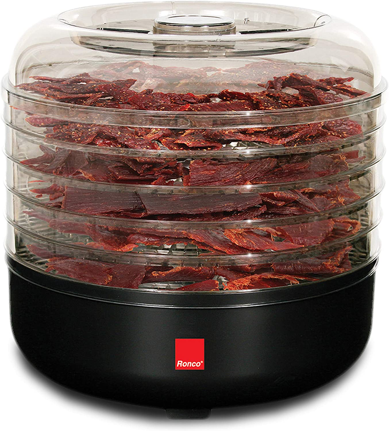 Miniatura Ronco Máquina Desidratadora de Alimentos, c/ 5 bandejas, 400 W, 110V, preta.