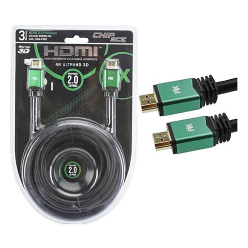 Miniatura Cabo Hdmi 2.0 Premium: 4K 60Hz, 21:9, 3M