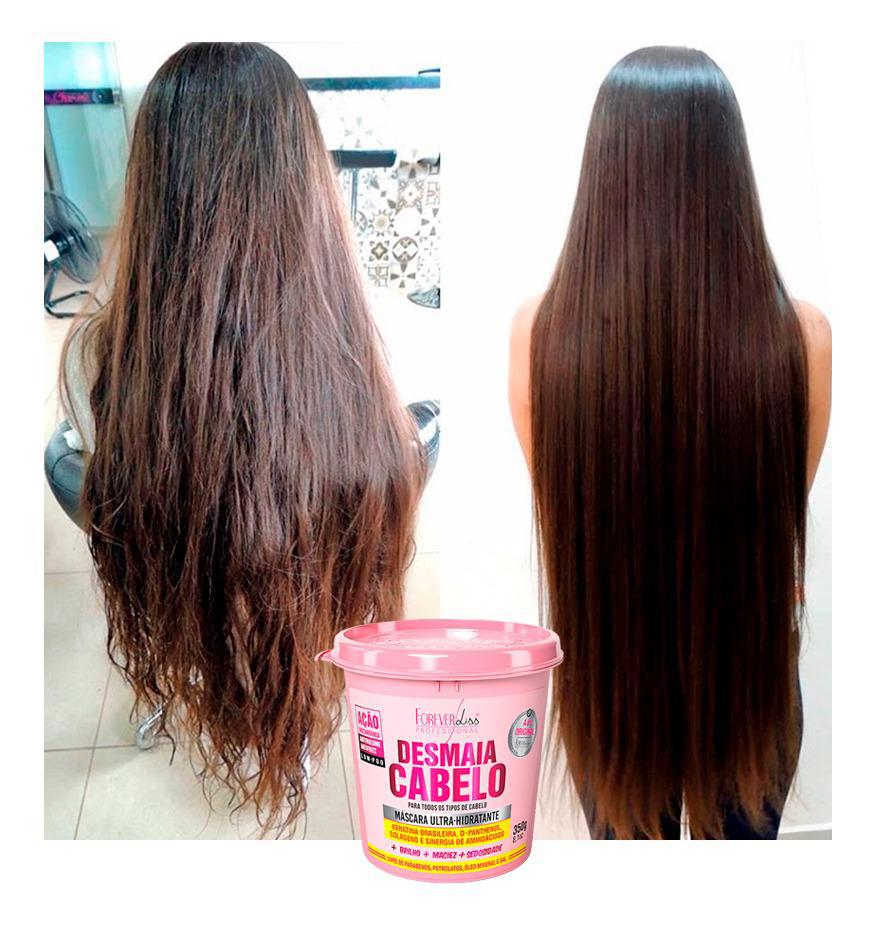 Miniatura Máscara Desmaia Cabelo Forever Liss Ultra Hidratante 5Un