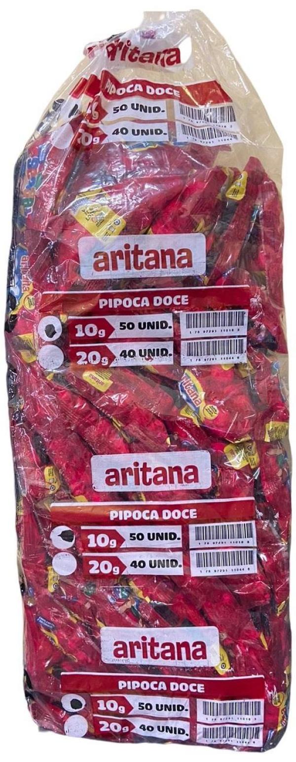 Miniatura Fardo De Mini Pipoca Com 50 Unidades De 10Gr Aritana