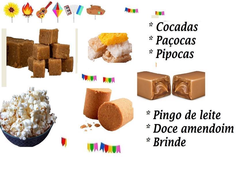 Miniatura Kit Doces Diversos Para Festa Junina/ São João Doces Juninos