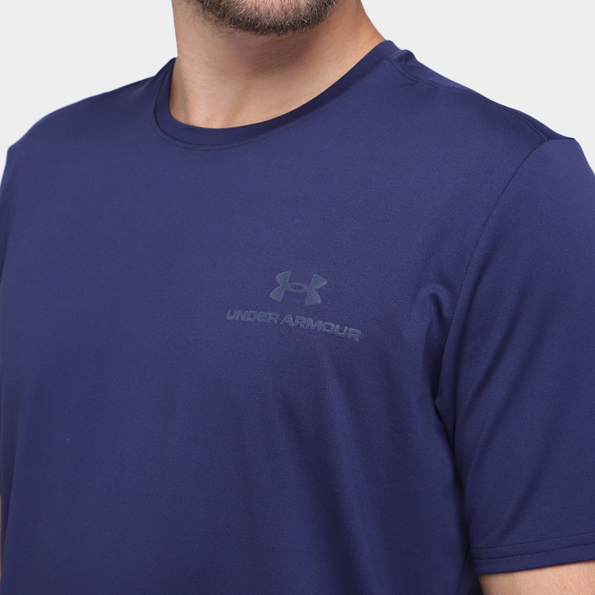 Miniatura Camiseta Under Armour Vanish Energy SS Masculina Azul+Marinho - M