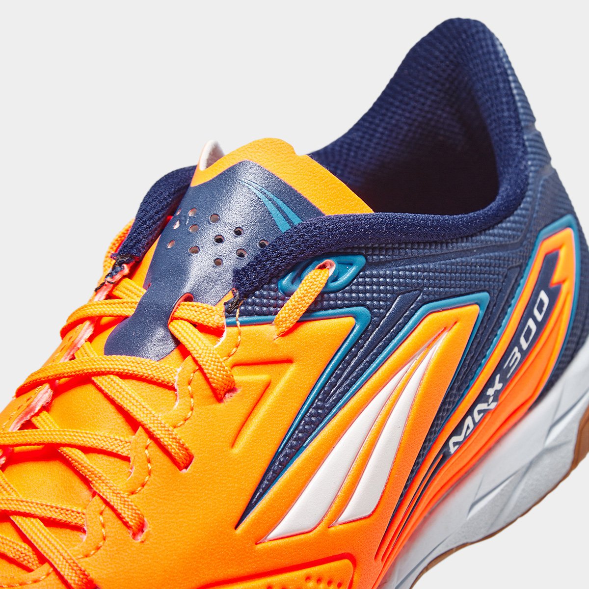 Chuteira Futsal Penalty Max 300 Y-1 Masculina Laranja+Branco - 37