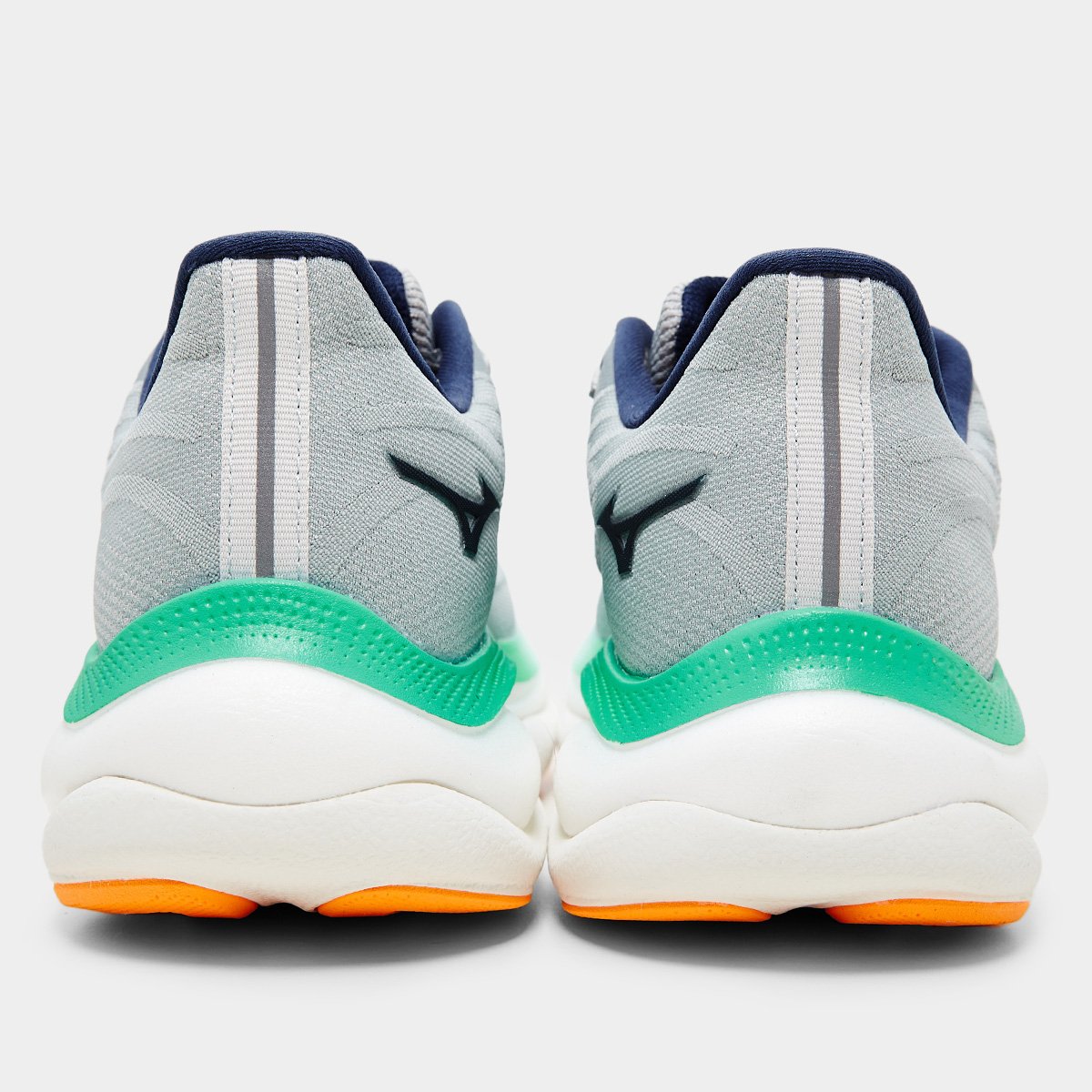 Miniatura Tênis Mizuno Wave Sky 9 Masculino Cinza+Verde - 38