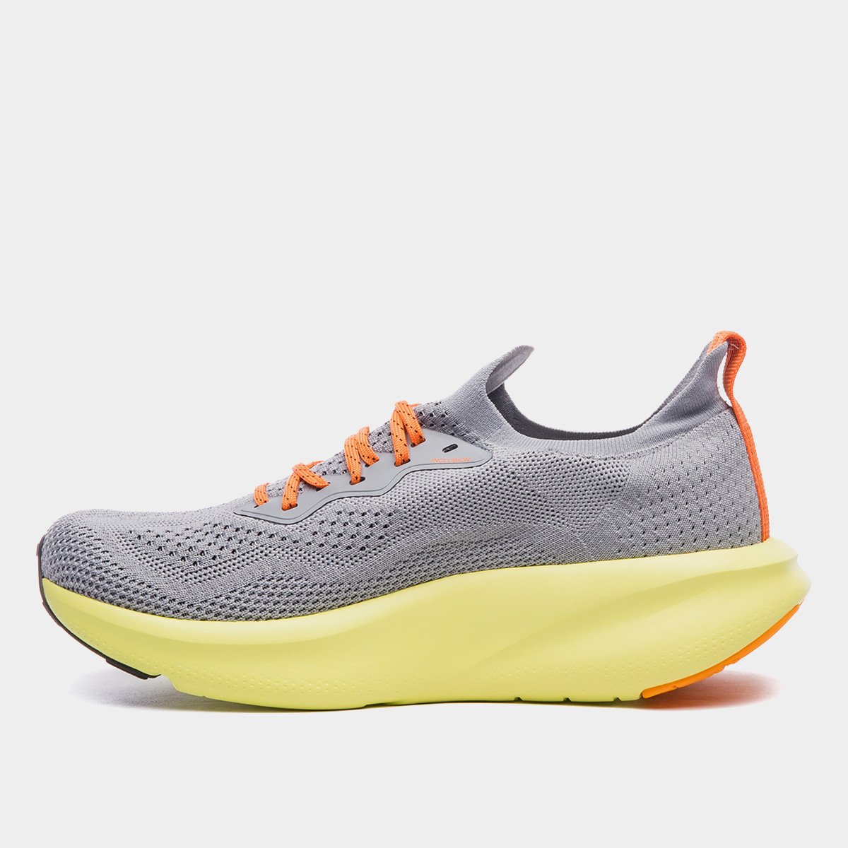 Miniatura Tenis Fila Inclusion Feminino Cinza+Laranja - 34