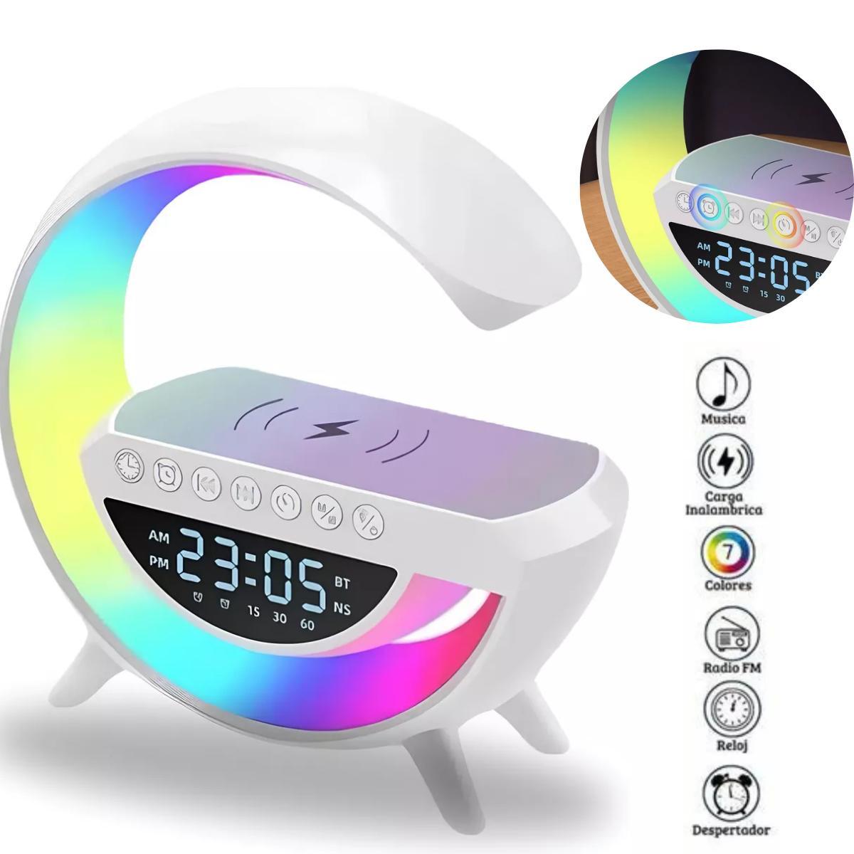 Miniatura G Speaker Luminária Som Alta Fidelidade Carregamento