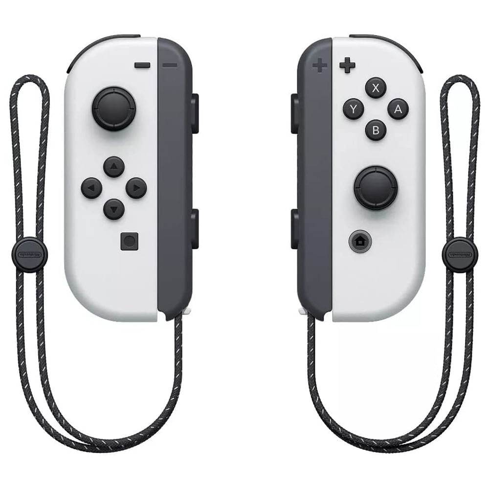 Console Nintendo Switch Oled 64GB + Mario Kart Deluxe 8 Branco 058112204083 - Branco - 12 Meses - Corrida - Arcade - Switch Oled - OLED - 0!x!Switch Oled 64GB 1X Joy-C. - Console Nintendo Switch Oled . - 100/240 (Bivolt)