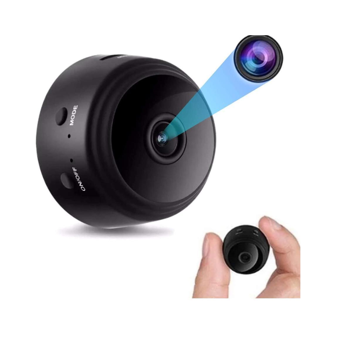 Miniatura Mini Câmera Monitoramento Casa Carro Segurança Wifi 1080p
