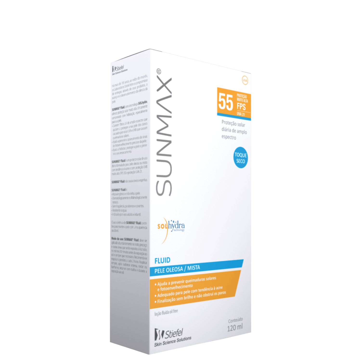 Miniatura Sunmax Fluid FPS 55 - Protetor Solar 120ml