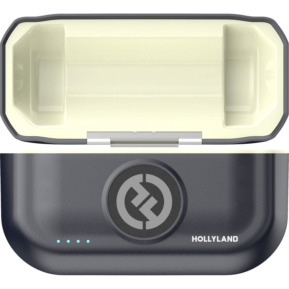 Miniatura Sistema Microfone Duplo Hollyland Lark M2 Duo Wireless Lightning SmartPhones iOs