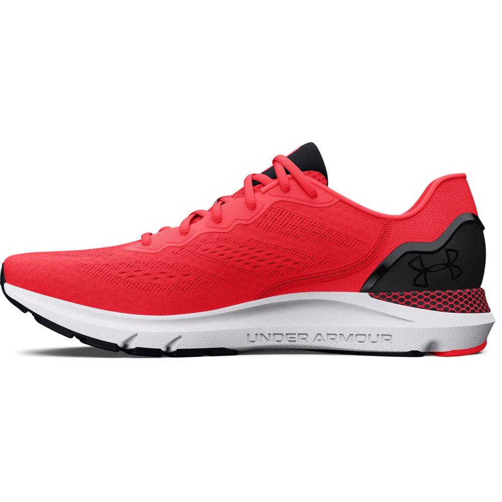 Miniatura Tênis de Corrida Masculino Under Armour HOVR Sonic 6 Vermelho - 38
