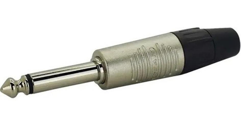 Miniatura Plug P10 Mono Niquelado Rp2C Rean