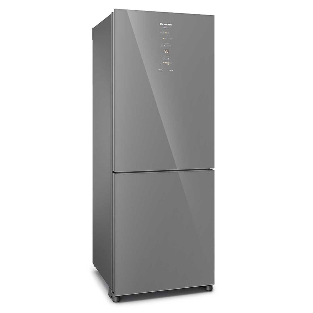 Miniatura Geladeira Panasonic Frost Free 450L Diamond Glass NR-BB65GVFMA Espelhado - 110V