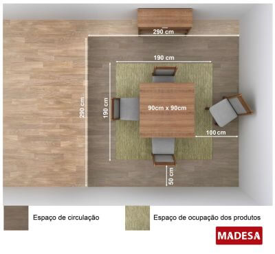 Conjunto Sala de Jantar Moscou Plus Madesa Mesa Tampo de Vidro com 4 Cadeiras Rustic/Preto Cor:Rustic/Preto