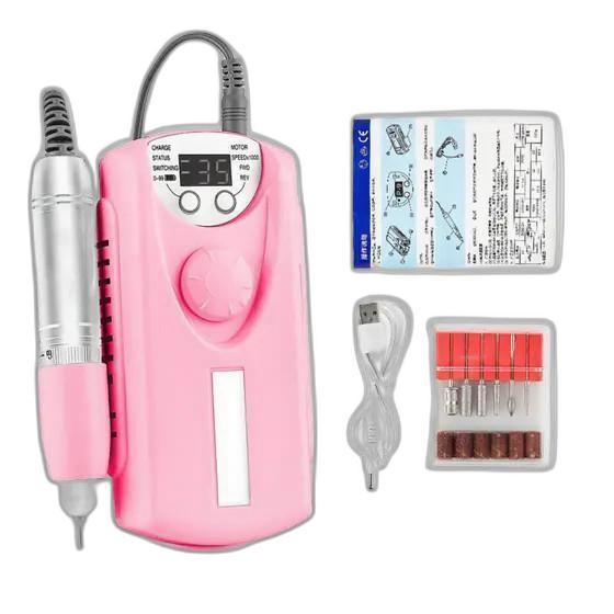 Super Lixa Elétrica Unha Profissional Motor Unha Em Gel Sem