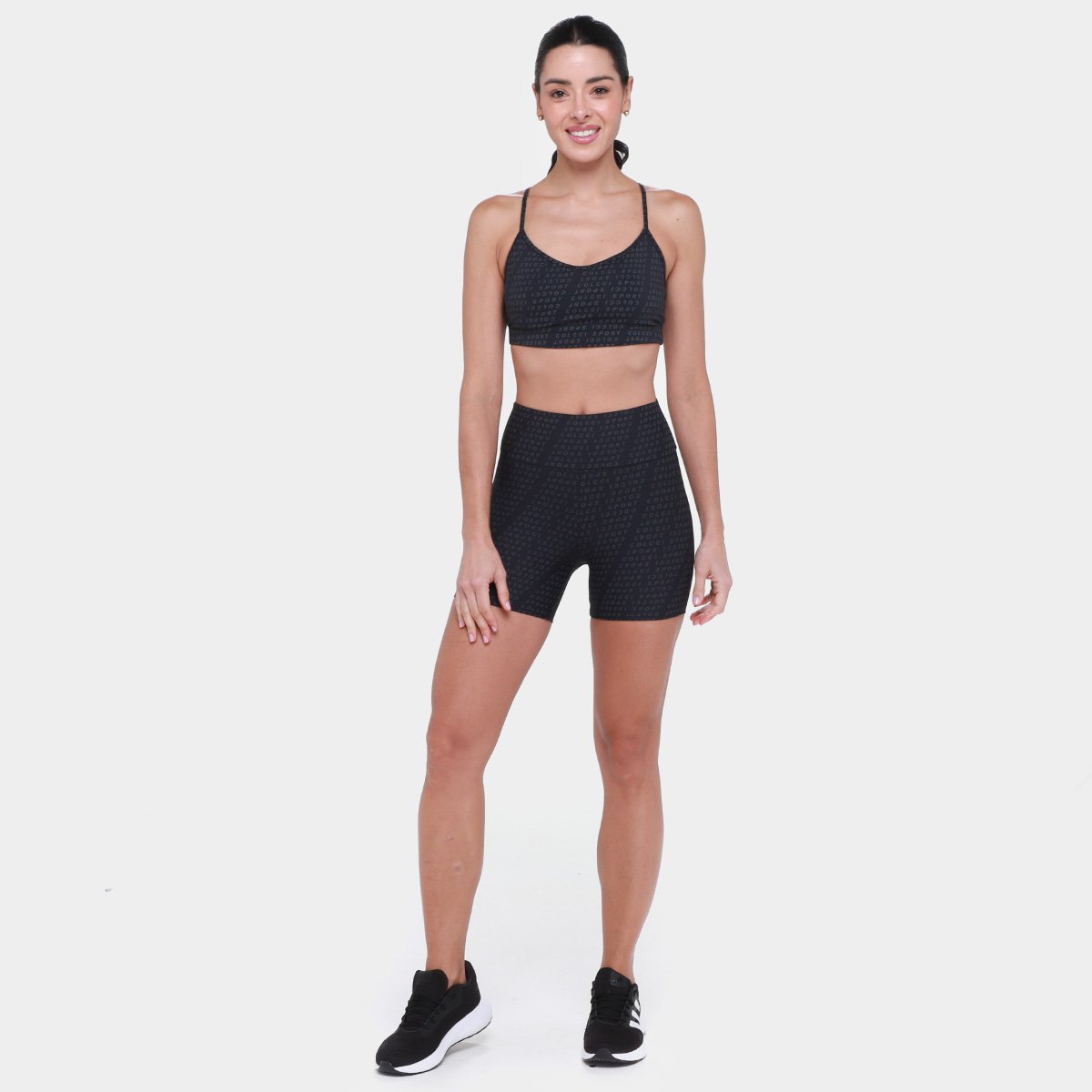 Miniatura Top Colcci  Alças Finas Cruzadas Feminino Preto - G