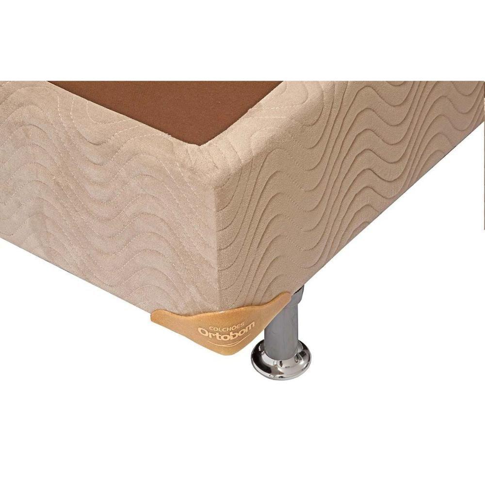 Miniatura Cama Box Base Viúva Universal Suede Clean (128x188x20) - Ortobom