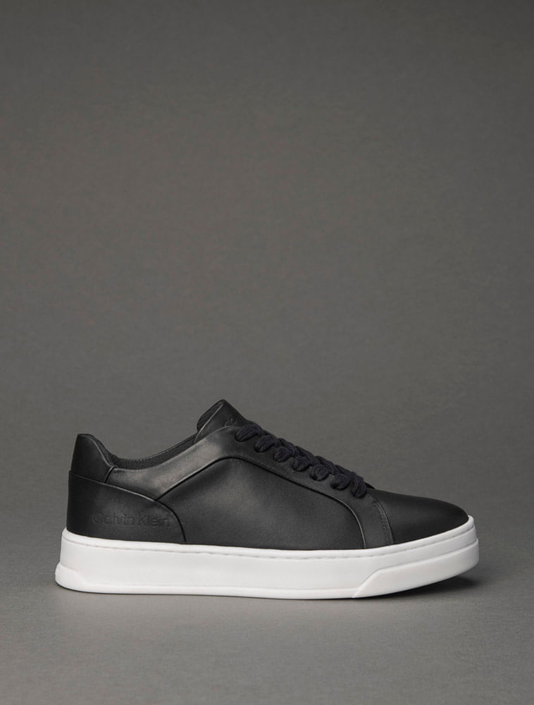 Miniatura Tênis Feminino Couro Calvin Klein - Preto Tênis Feminino Couro Calvin Klein Preto 34