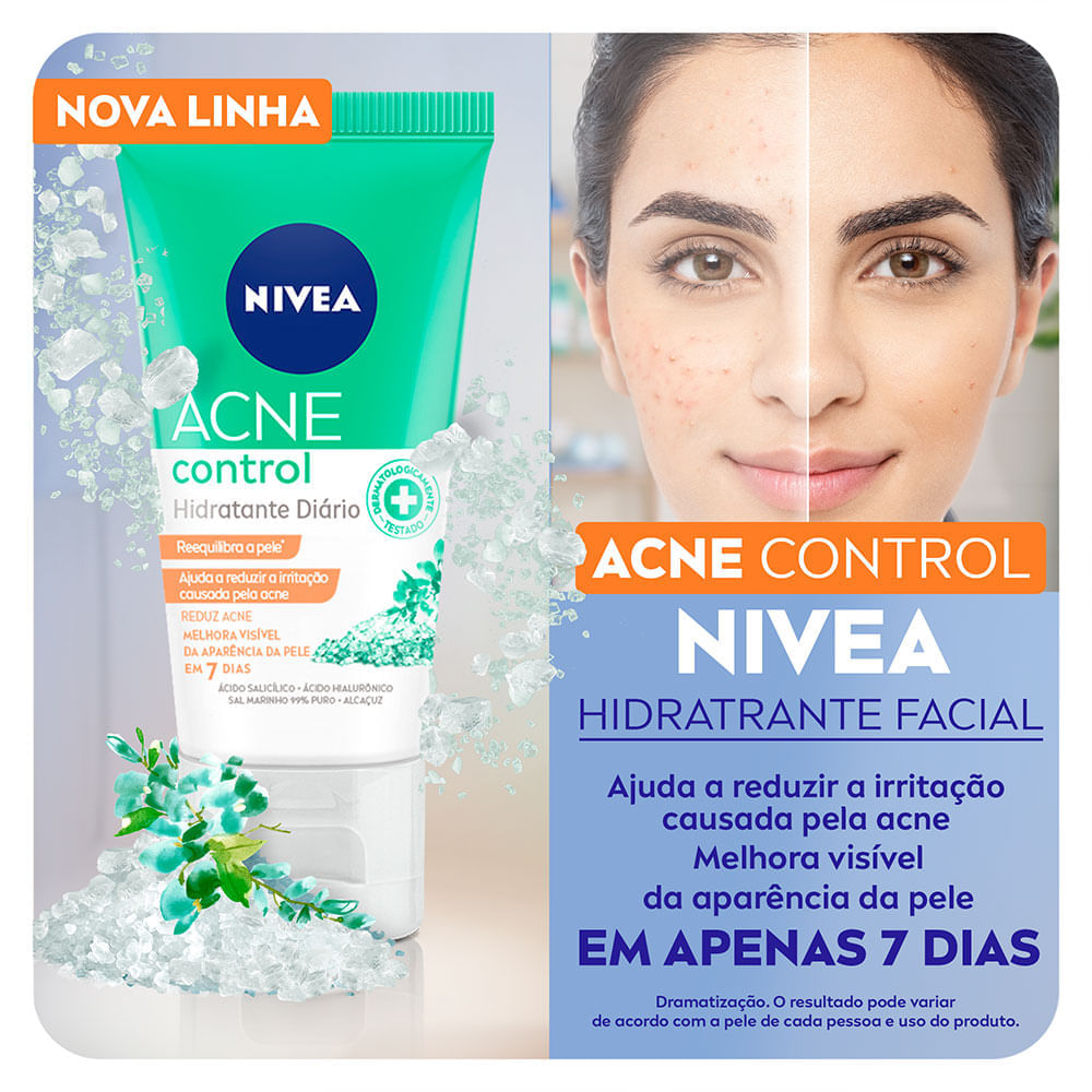 Hidratante Facial Nívea Acne Control 50ml