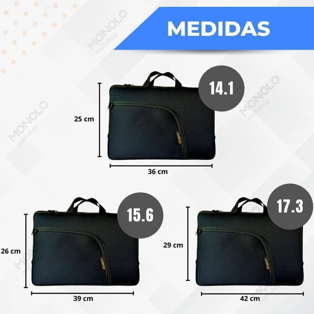 Case Notebook 15,6 14 17 Proteção Total Tod Preto 14