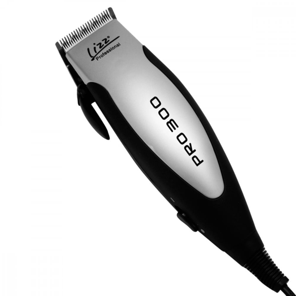 Miniatura Máquina de Cortar Cabelo com Fio Lizz Pro 300 4 Níveis de Ajuste 1 Pente