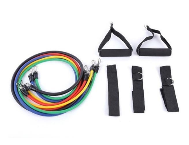 Miniatura Kit Elástico Tubing 11 Premium + 1 Mini Band