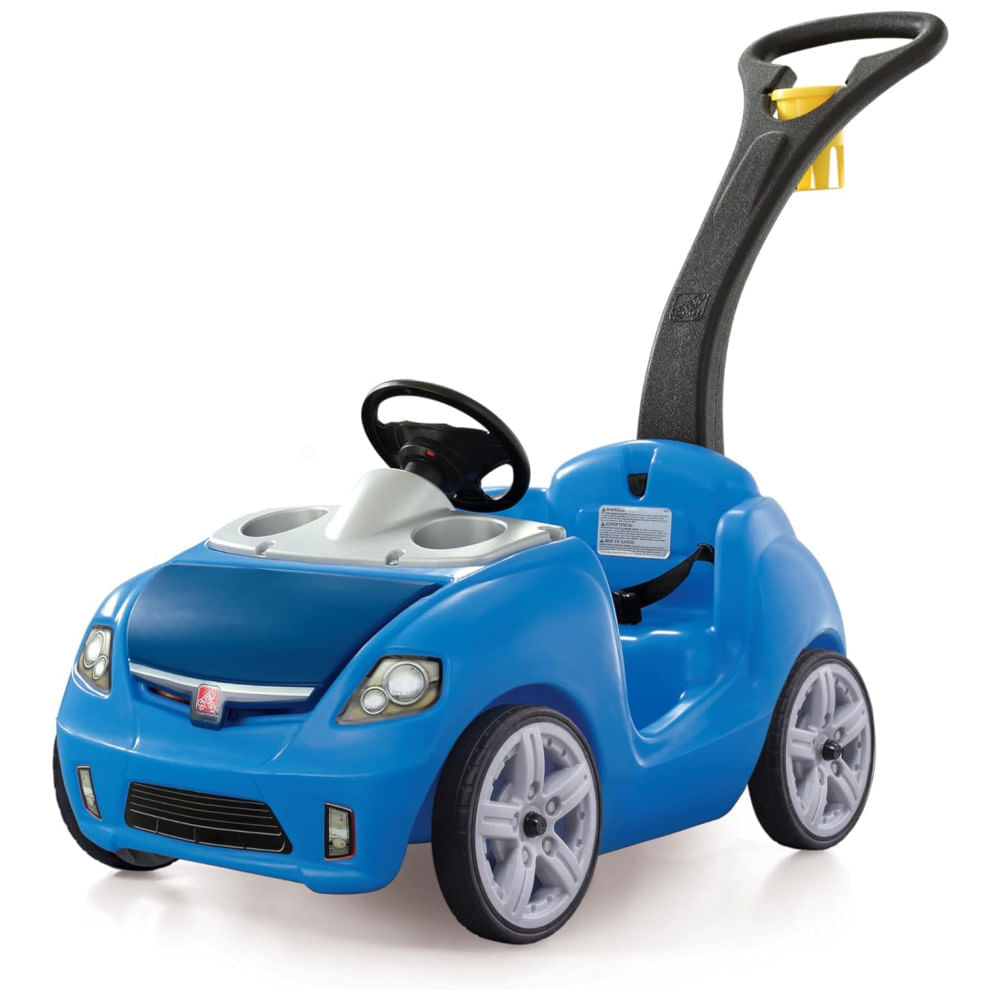 Miniatura Carro de Empurrar Infantil, Substituto de Carrinho de Bebê, Inclui Cinto de Segurança e Buzina, Suporta Até 22 kg, Para Crianças de 1,5 a 4 Anos, 110v