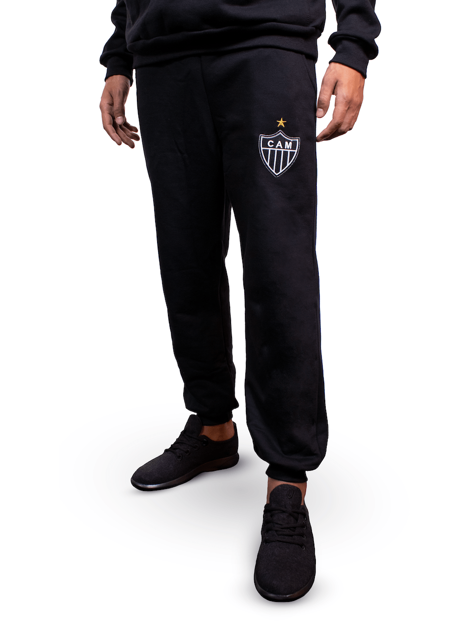 Calça Moletom Masculino Galo Volpi  - Preto