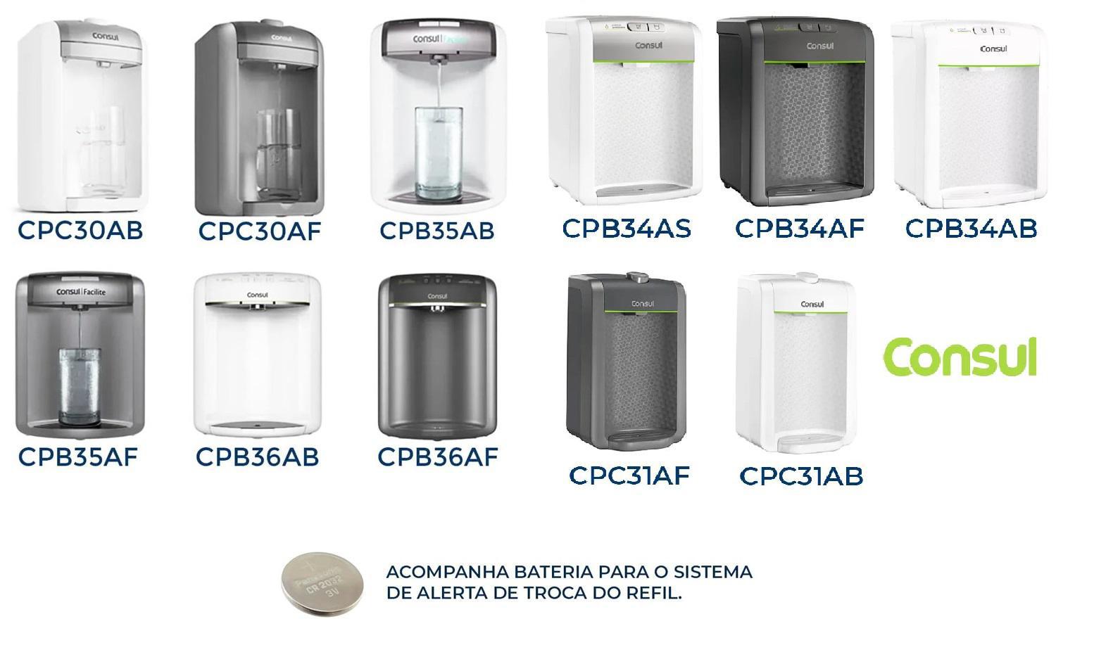 Miniatura Filtro Refil Consul Para Purificador De Água Cpc31Ab