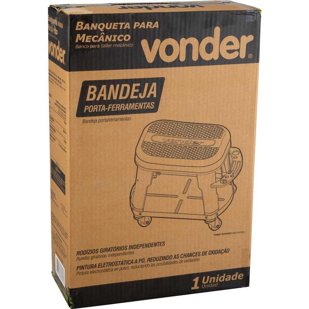 Miniatura Banqueta Para Mecanico Com Porta Ferramentas Vonder