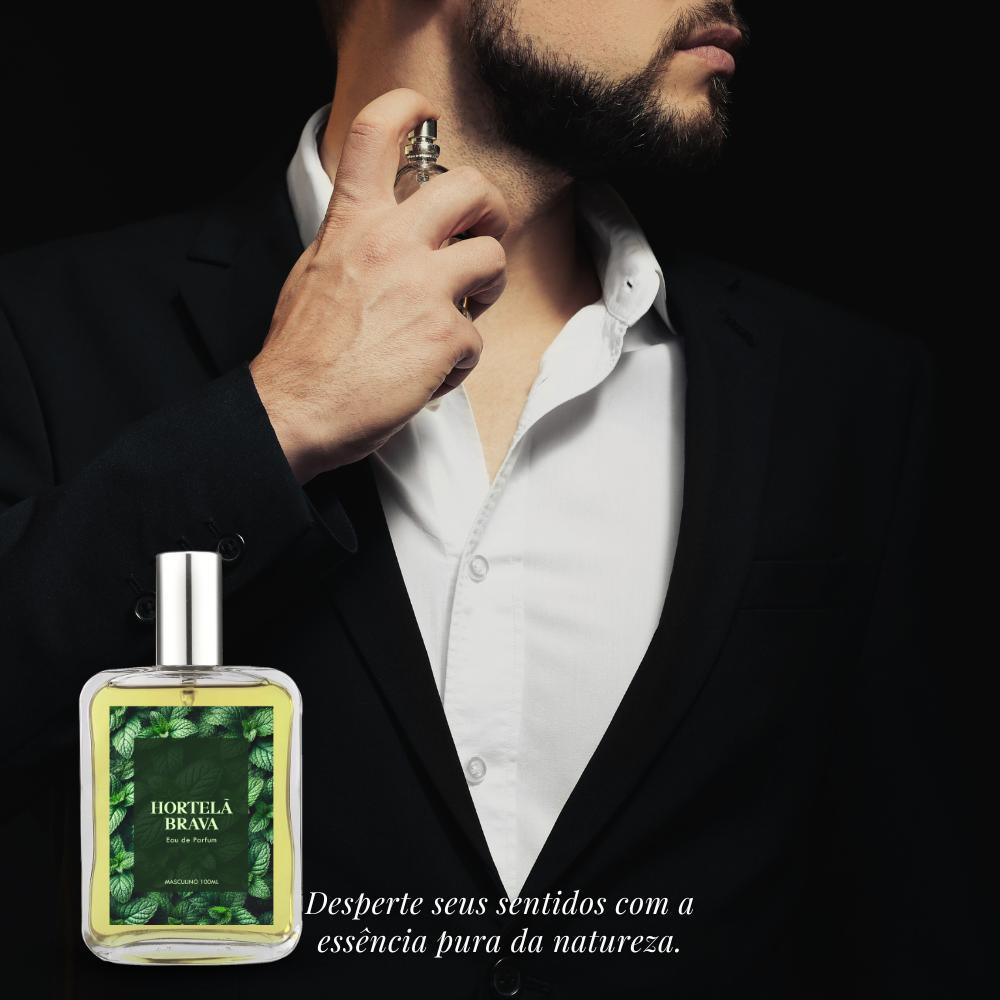 Miniatura Perfume Hortelã Brava Refrescante Masculino 100Ml - Natural