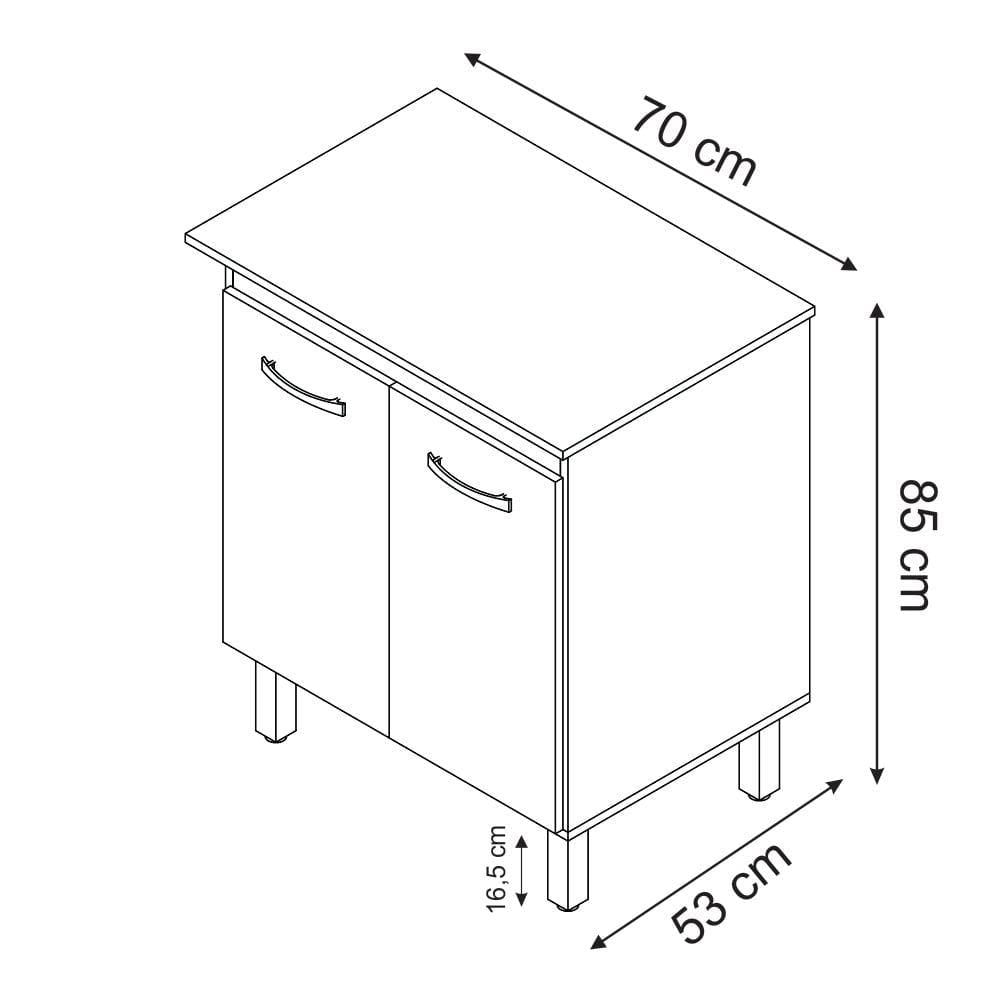Miniatura Balcão Multiuso Armário Para Cozinha Microondas Forno Jane Mobília Decor Branco