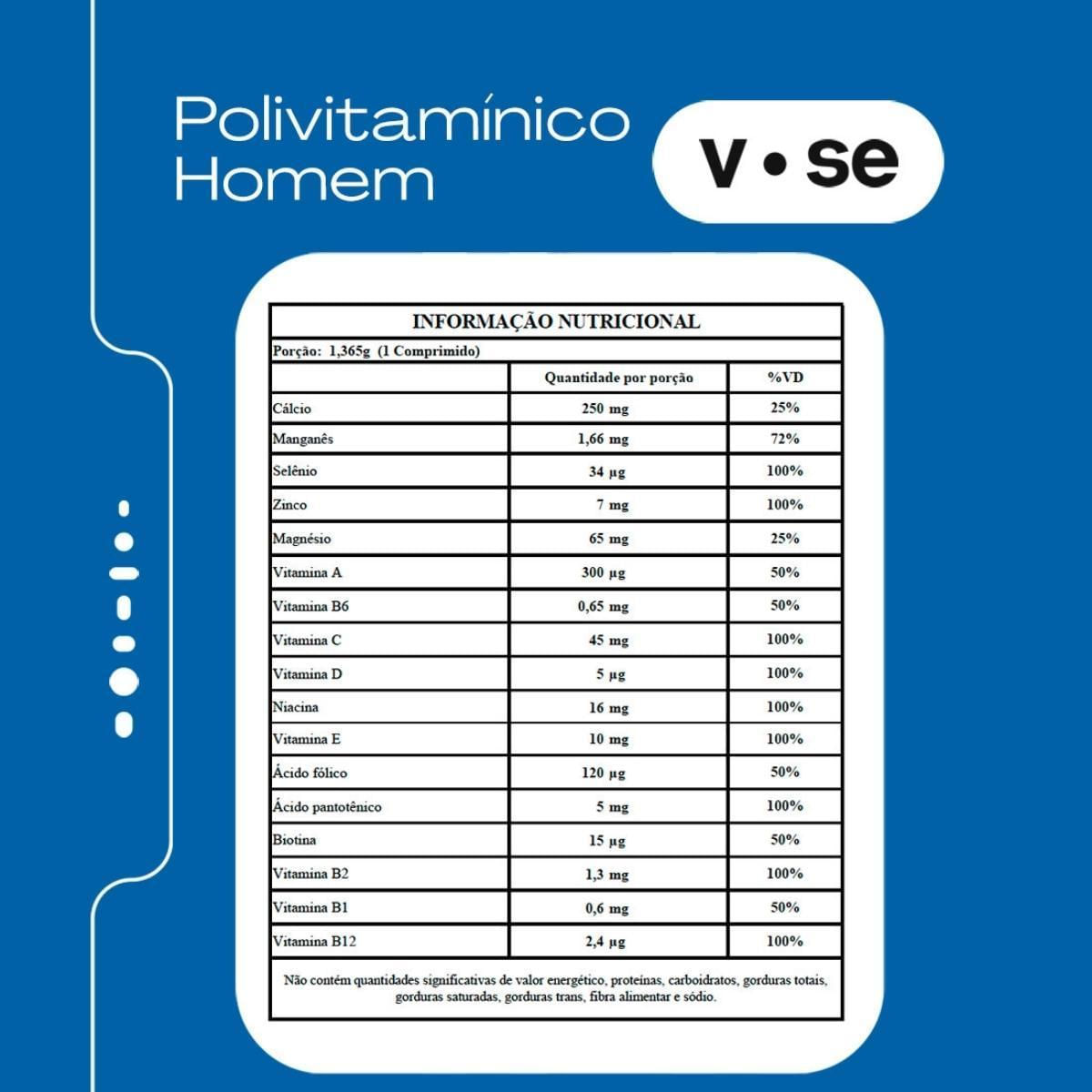 Miniatura Kit 3 Suplementos Alimentares Vitamine-Se Saúde Masculina