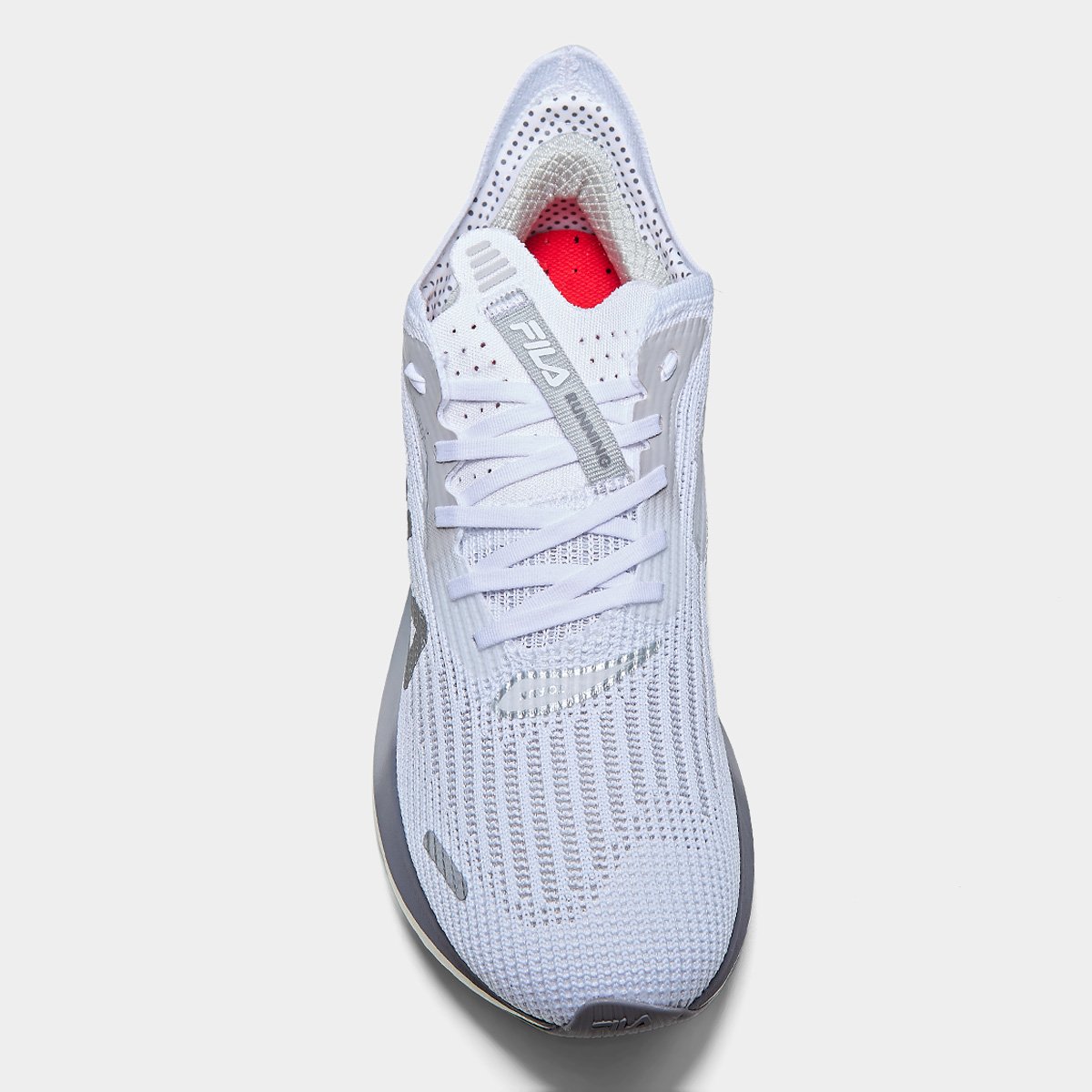Miniatura Tênis Fila Racer Carbon 2 Feminino Branco+Cinza - 34