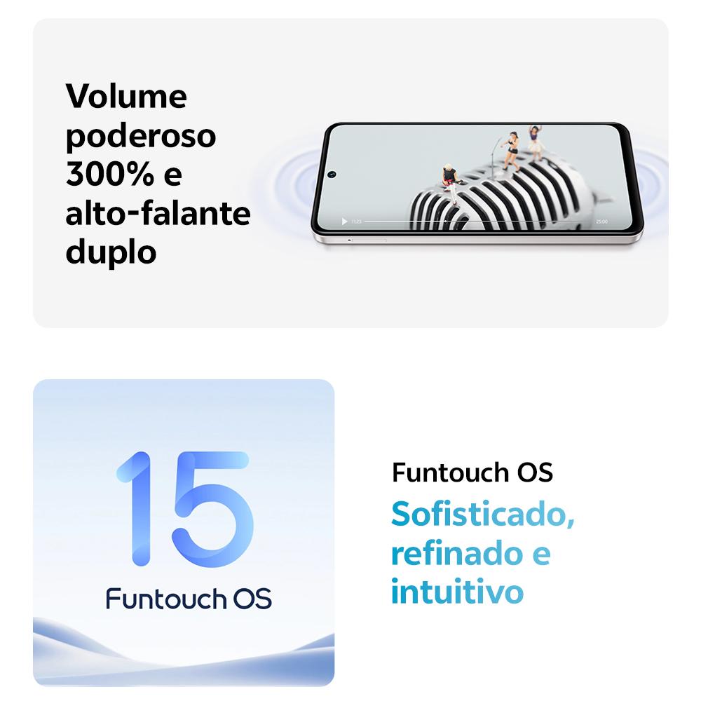 Smartphone Jovi Y19s 256gb, 4+4gb Ram Turbo, Câmera 50mp, Bateria 5500mah, Carregamento 15w, Tela 90hz Azul