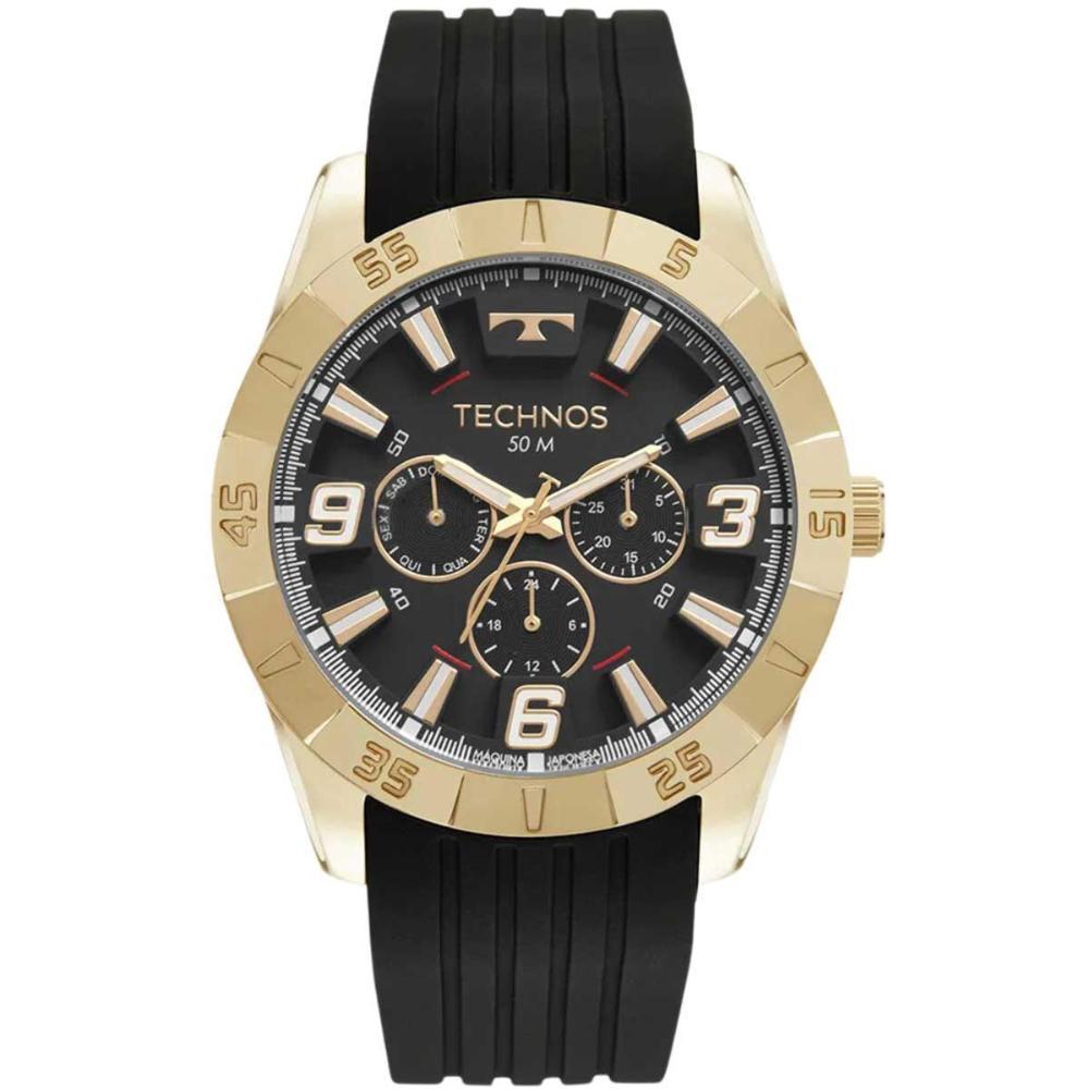 Miniatura Relógio Masculino Technos Racer 6P29Alu/2P - Dourado