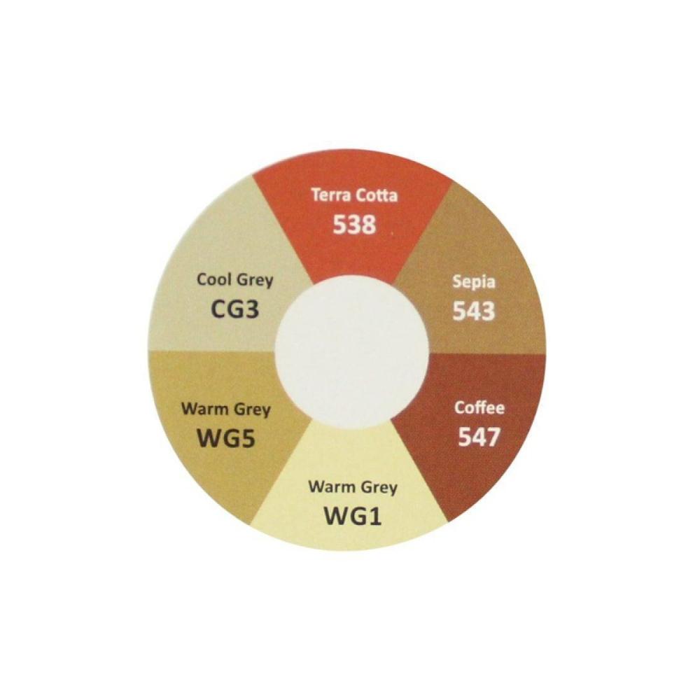 Miniatura Marcador Sinoart - Tons Sketch (6 Peças)