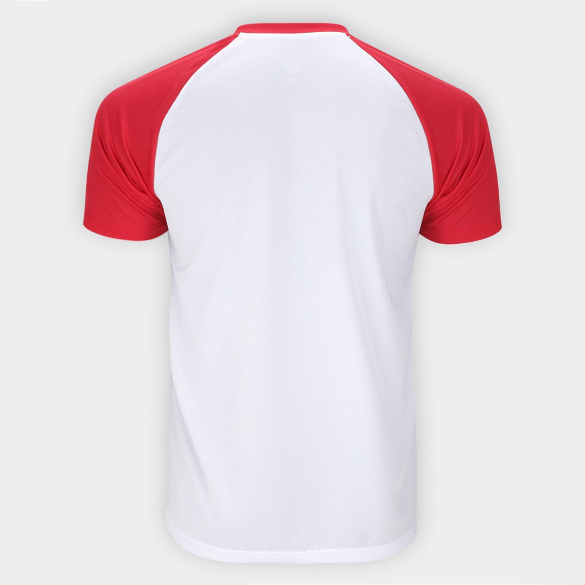 Miniatura Camiseta Raglan São Paulo RetrôMania Basic Masculina Branco+Vermelho - EGG